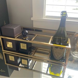 COPY - GOLD RESTORATION HARDWARE BOTTLE HOLDER